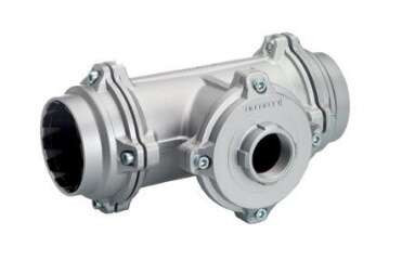 Female Outlet Reducing Tee 80mm x 3/4" NPTF