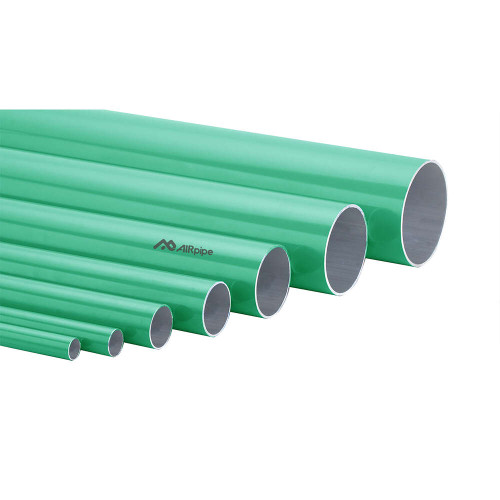 8061 4" Pipe: Green Aluminum
