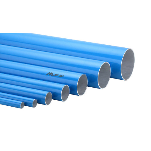 6000 2 1/2" Pipe: Blue Aluminum