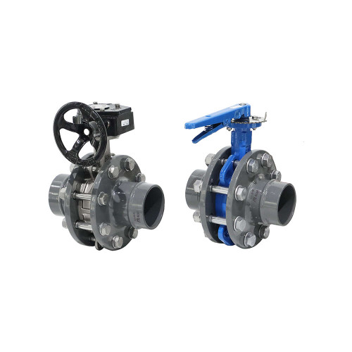 A051 8" Butterfly Valve (Locking) (Pre-assembled with Flanges)