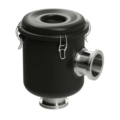 WL-851-K63B Inlet Med-High Vacuum Filter L-Style Black