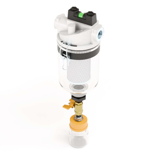 HV-UL8450-075C Inlet Vacuum Filter T Style w/Paper Element Vacuum Filter for Medical (Non Sanitary)
