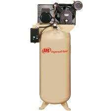 バロン Ingersoll Rand 2340N5-V-230-1 Two Stage Cast Iron Air Compressor