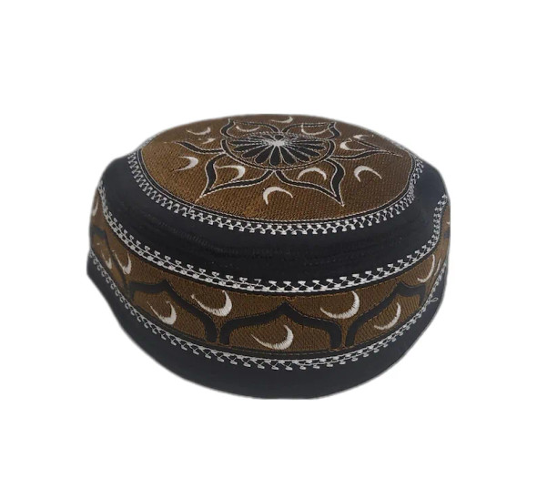 Men's Embroidery Islamic Prayer Kufi/Cap-(Size-56cm)-Collection-1