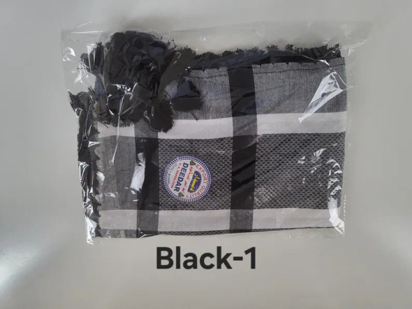 Men's Cotton Blend Scarf Islamic Headwear, Elegant Design (48x48 inch)