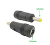 5.5*2.1mm Female Jack To 4.0*1.7mm Male CCTV Laptop DC Power Plug Connector Adapter