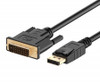 Premium DisplayPort to DVI Converter Adapter Cable DP to DVI-D Dual Link Male to Male Cord 1.8M