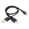Mini USB Adapter Cable Dual USB For Extra Power Supply Suiable For Mini USB 2.0 External Hard Drive Portable HDD