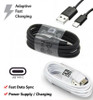 Samsung USB Type-C Male to USB Adapter Cable USB-C Cord For Data Sync Power Supply Fast Charging Charger Connection Black White