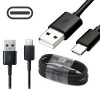 Samsung USB Type-C Male to USB Adapter Cable USB-C Cord For Data Sync Power Supply Fast Charging Charger Connection Black White