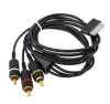 3RCA Composite AV Cable Audio Video TV Out Adapter Cord For Samsung Galaxy Tablet P1000 Series