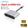 USB 3.1 Type C USB-C Thunderbolt3 to HDMI VGA Converter UltraHD Display Adapter 4K*2K