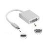 USB-C Thunderbolt 3 Male to VGA Female Adapter USB 3.1 Type-C Full HD Display Converter