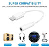 USB Type-C Male to 3.5mm Female Converter USB-C to 3.5mm AUX Audio Adapter Cable