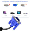 Premium VGA SVGA D-SUB Male to Male Cable M/M Display Cord For PC Computer/Laptop to LCD Monitor TV Projector 1.5M 3M