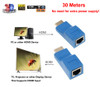 30M 4K HDMI Extender Over Cat-6/6e RJ45 Network LAN Ethernet Adapter