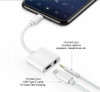 2in1 USB Type-C Male to Dual USB-C Female 3.5mm Port Splitter Headphone Audio Adapter DAC Inside PD Fast Charging