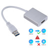 USB 3.0 Male To HDMI Female Adapter Converter Cable Audio Video For Windows 7/8/10 PC 1080P