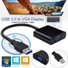 USB3.0 Male to VGA Female Adapter Cable Video Display External Graphic Card For Windows 7/8/10