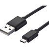 Micro USB to USB 2.0 High Speed Cable Data Sync Power Supply Charger Adapter Cord 2M 3M Black For Android Mobile Phone Tablet