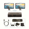 HDMI v2.0 Splitter 1 In 2 Out With External Power Supply USB Plug 4K 60Hz UltraHD UHD 3D Supports HDCP 1.4 For PS3 PS4 Blu-Ray STB XBox DVD