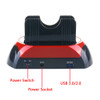 USB 3.0 to SATA Dual Bay External Hard Drive Docking Station With Offline Clone High Speed