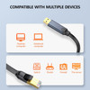 JH Premium USB to Rj45 Console Cable Rollover Debug Cord For Network Switch Router