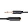 6.35mm 1/4" TRS Headphone Extension Cable Male to Female Stereo Audio Cord 3M 6M