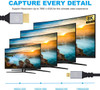 Micro HDMI to HDMI V2.1 Adapter Cable Audio Video 8K 60Hz UltraHD HDTV Cord