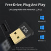 V5.3 Bluetooth USB Adapter Dongle Wireless Receiver for Windows Computer PC Laptop PS3 Xbox One Supports Mouse Keyboard Speaker Headset