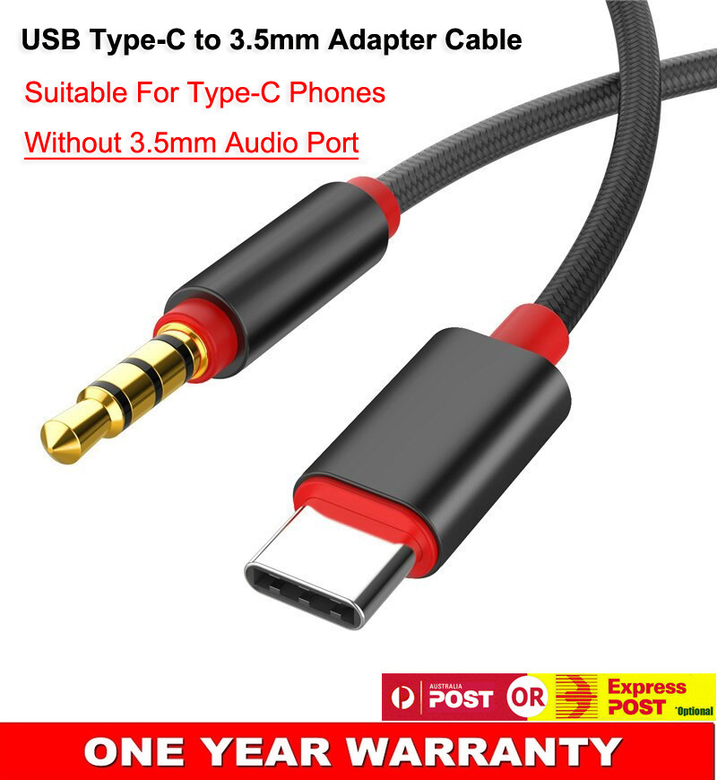 Braided USB 3.1 Type-C USB-C Male To 3 