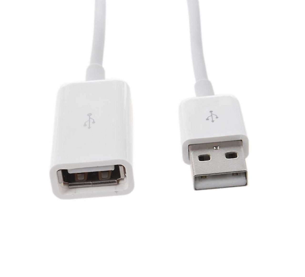 USB 2.0 Extension Cable USB Type-A Male to Female High Speed Cord Copper Core White For PC Laptop Notebook