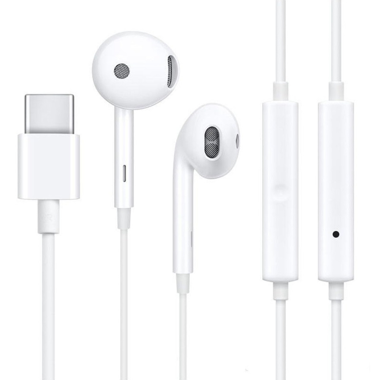 USB Type-C Earphone MH135 USB-C Headset With Mic Control Button For Oppo FindX R17 Pro R17 Find X Find X3 Find X5 Pro Oppo Reno9 Pro+ Mobile Phone