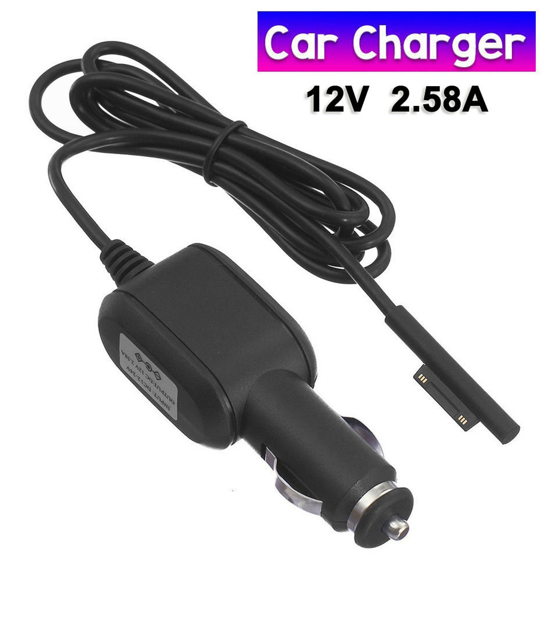 New Stylish Car Charger Power Charging Adapter 12V for Microsoft Surface Pro 4 3