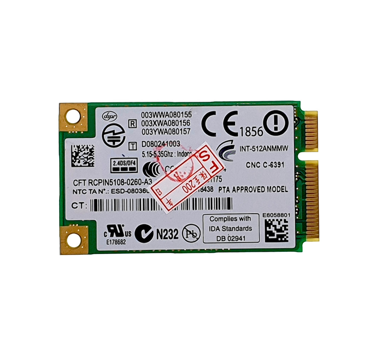 Wireless Network Card Mini PCI-E WiFi 802.11 Adapter 512AN_MMW For HP 6530B 2530P 6531S CQ40 DV4 DV5 DV6 Laptop Notebook