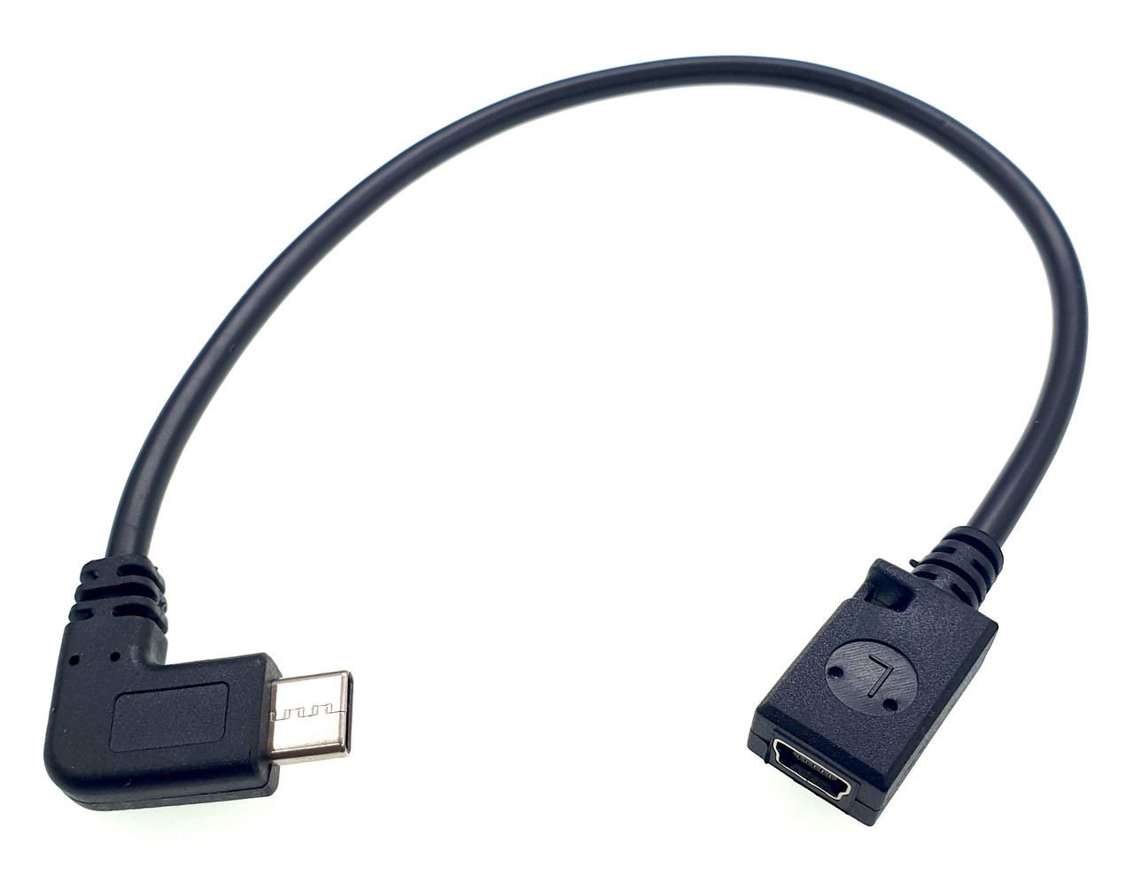 USB Type-C (USB-C ) Male to Mini USB Female Port Adapter Cable Data Sync Power Supply Cord 25cm