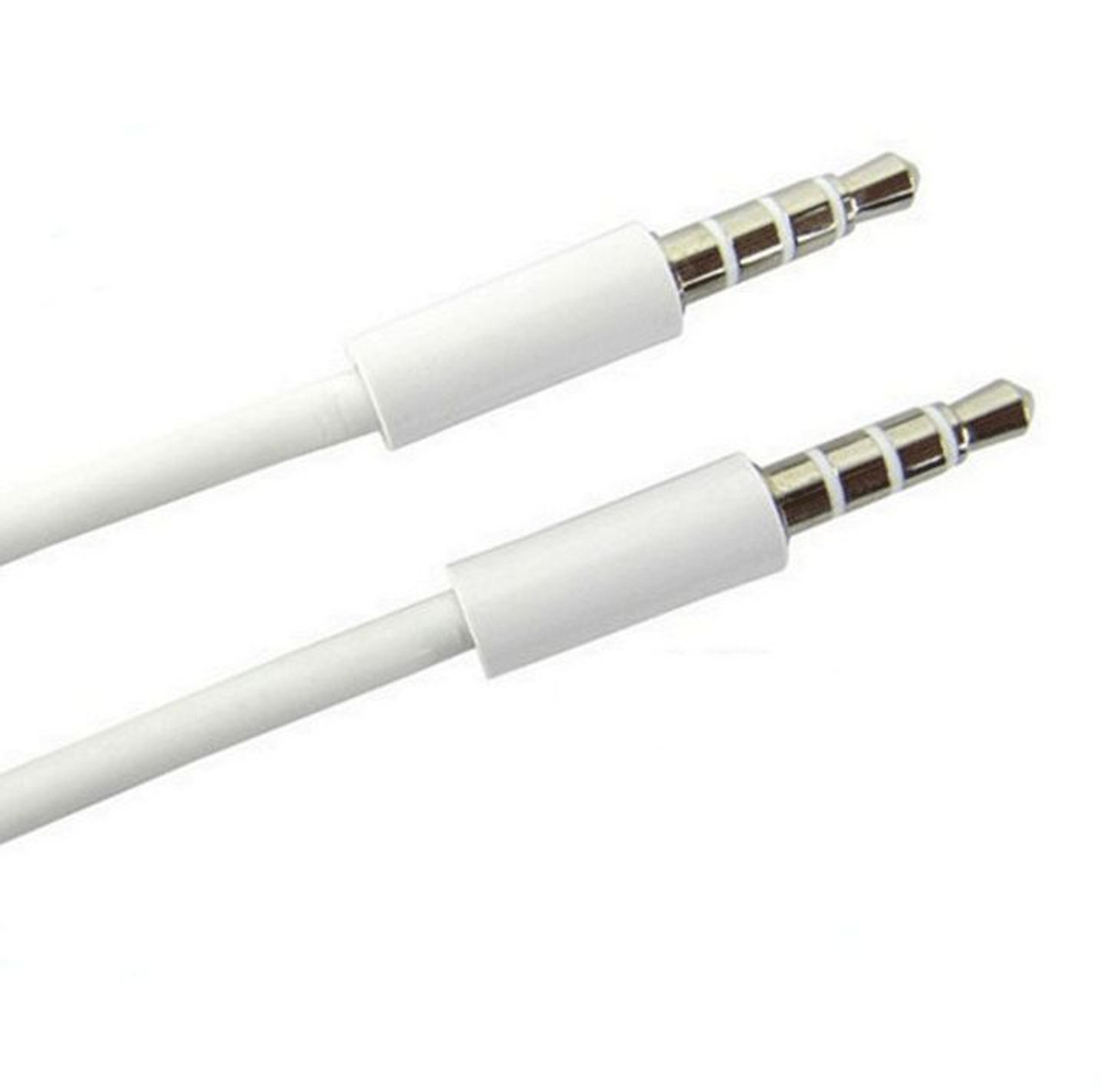 3.5mm Audio M/M Cable Line-In /AUX 4-Pole Male to Male Cord For iPhone iPad iPod Mobile Phone Tablet PC Computer Laptop Notebook Macbook