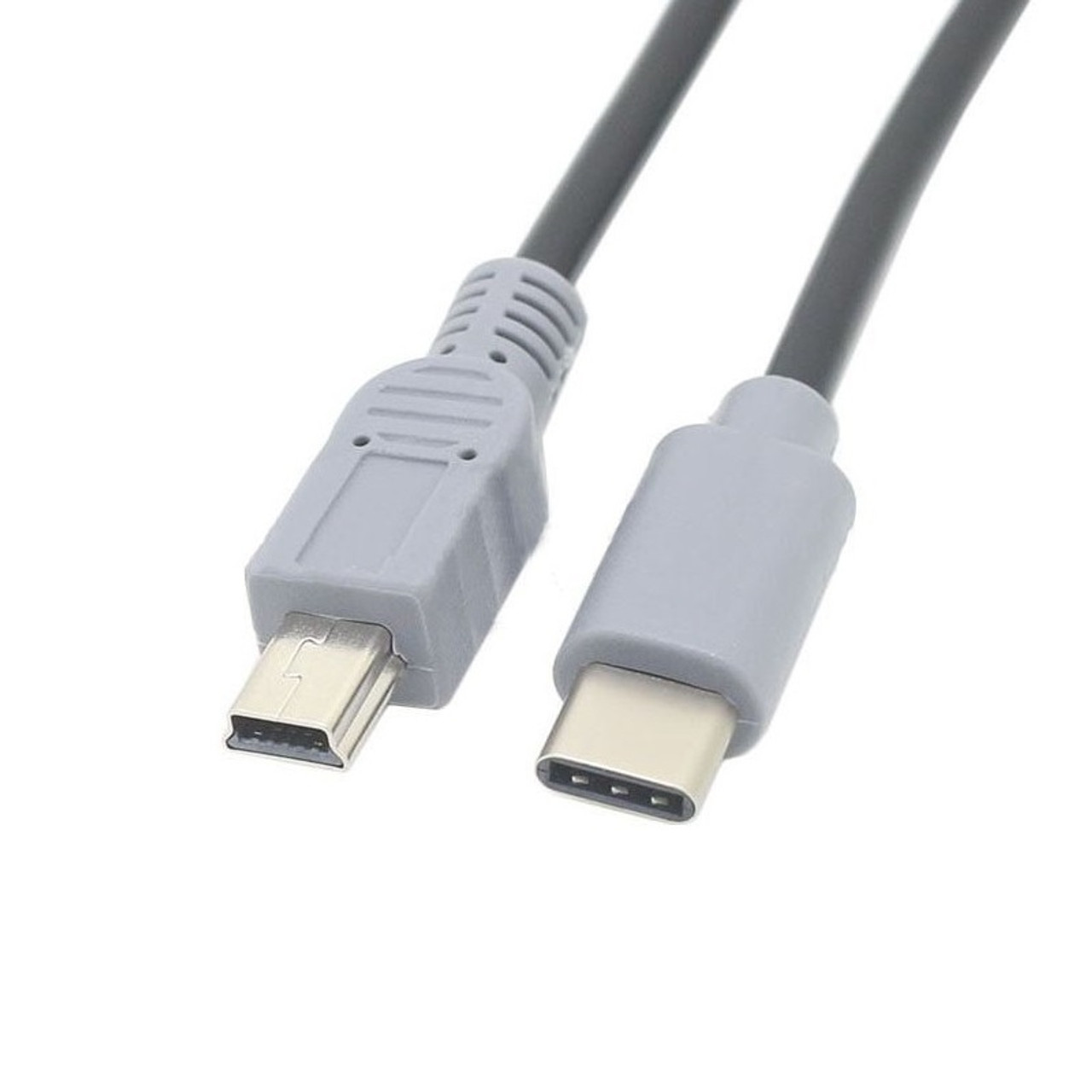 USB Type-C Male to Mini USB Male Adapter Cable USB-C OTG Data Sync Power Supply Charger Cord 25CM 1M