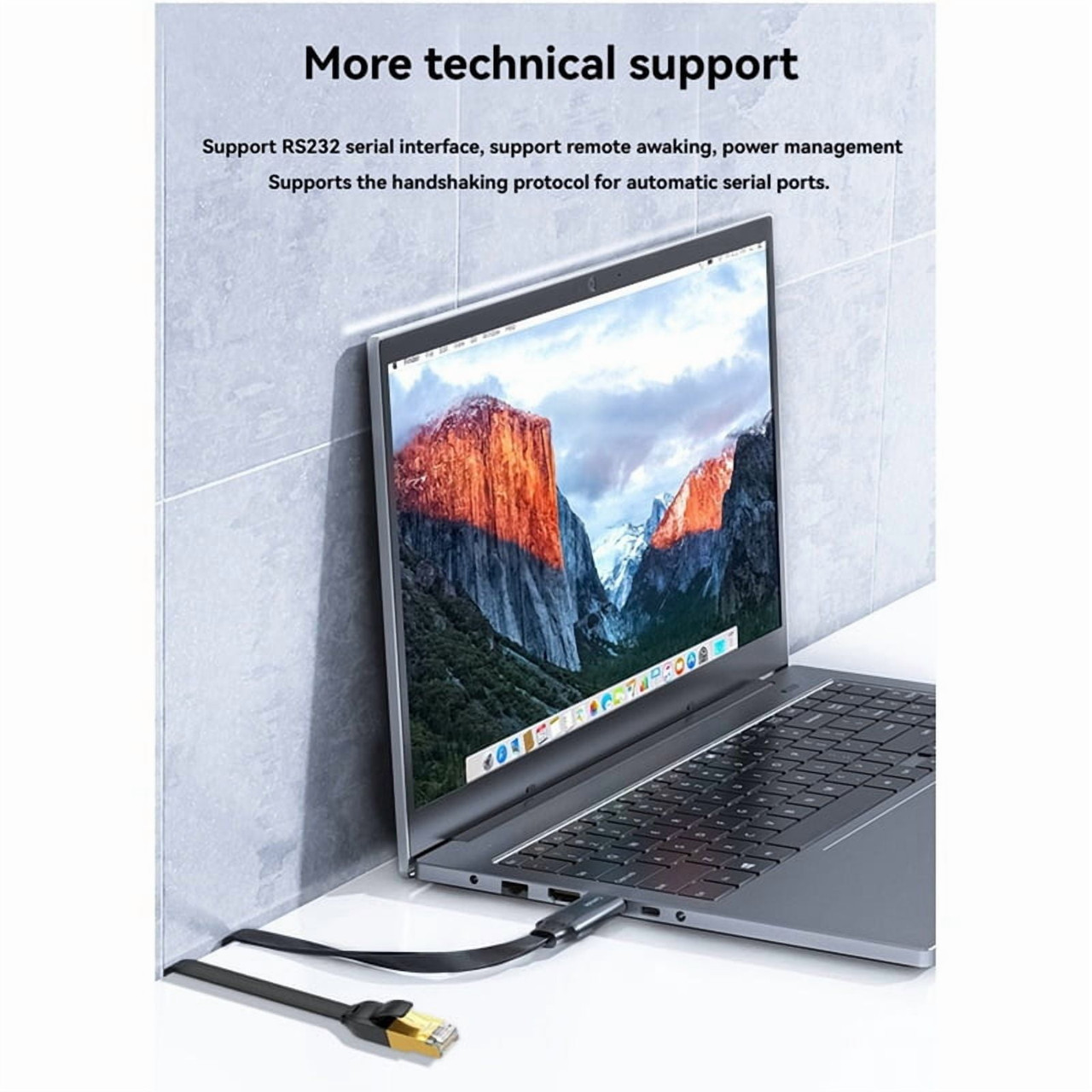 JH Premium USB to Rj45 Console Cable Rollover Debug Cord For Network Switch Router