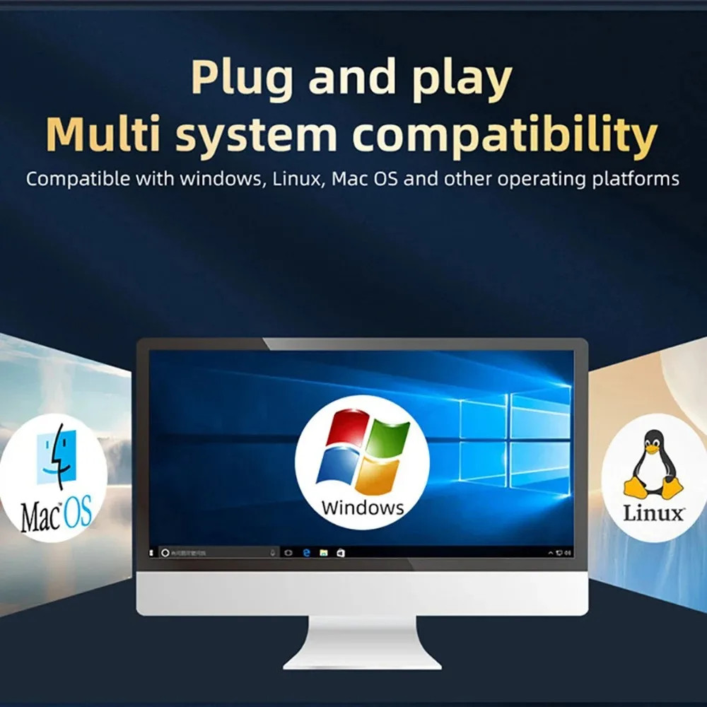 M2 SSD Case M.2 NVMe SATA Enclosure Adapter 10Gbps USB 3.2 Type-C Dual Protocol Black Silver