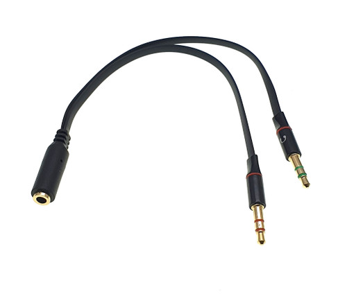 2.5MM Male to 3.5MM Female TRRS Balanced Audio Adapter Silver Plated Cable Compa 2.5MM Male to 3.5MM Female TRRS Balanced Audio Adapter Silver Plated Cable Compa
