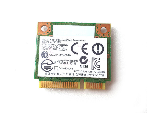 Atheros AR5B125 WiFi Wireless 802.11 Network Mini PCI Express PCI-E MiniCard