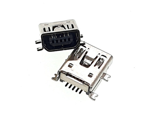 2x Mini-AB USB Socket Port 5-pin Female Connector Plug SMD Repair Replacement Part