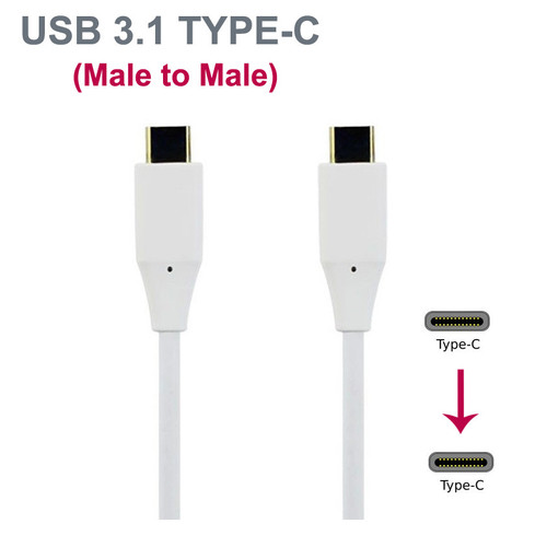 LG Original USB Type-C (USB-C) Male to Male Cable Data Sync Fast Charging Power Supply M/M Cord