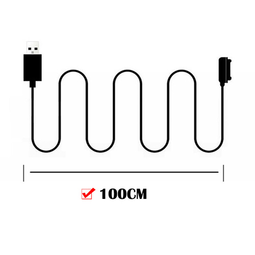 Magnetic USB Charging Cable 100CM Charger Adapter Cord For Sony Xperia Z3 Z2 Z1 L39H XL39H Pink Green Black White