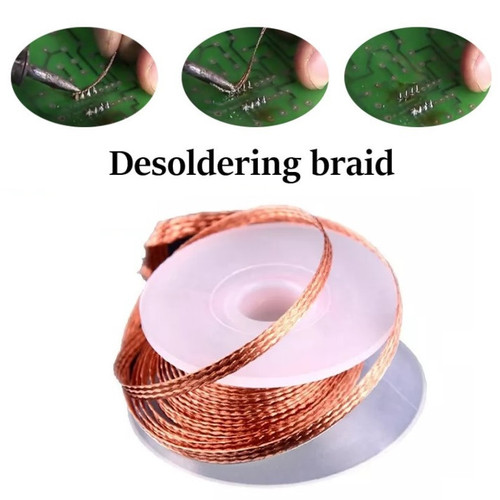 High Quality Desoldering Soldering Tin Remover Braided Copper Mesh Wire 1.5M Sucking Tin Belt Tool For BGA Repair