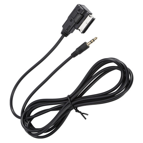 AMI MMI to 3.5mm Audio Adapter Cable AUX Cord Music Interface For Audi A4 A5 A6 Q5 Q7 Volkswagen Skoda Vehicles
