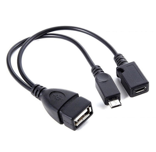 Micro USB OTG Adapter Cable With Power Supply (Micro USB Female Port) For Mobile Phone Tablet Amazon Firestick TV