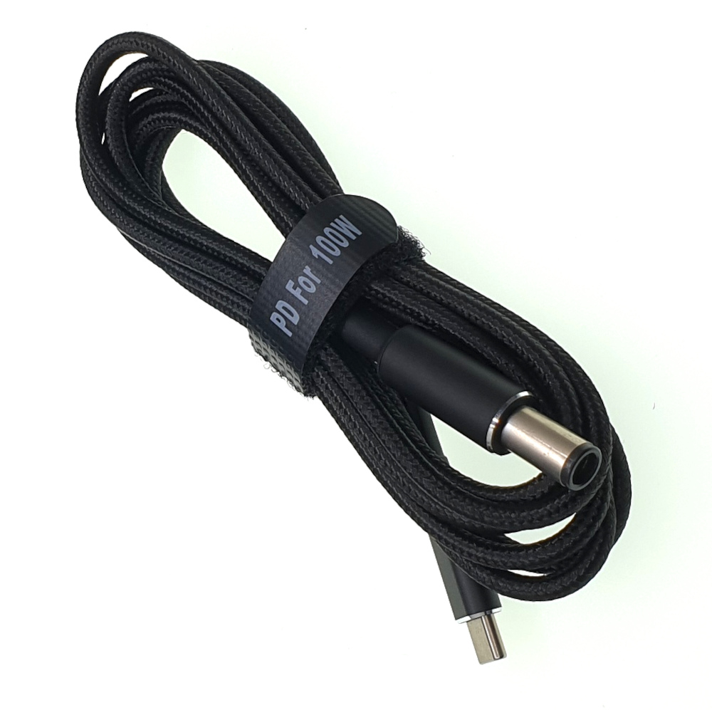 USB Type-C to 7.4*5.0mm PD Charger Adapter Cable Max 5A 100W