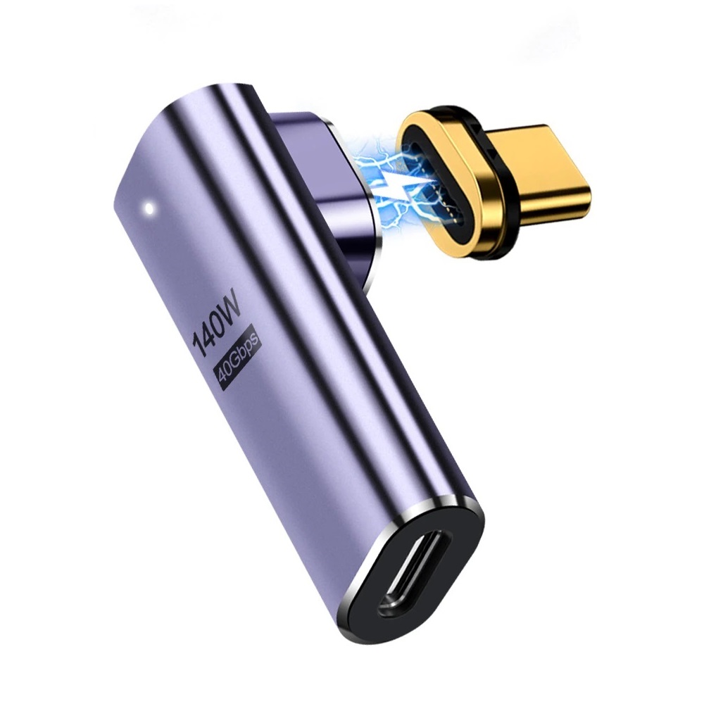 USB-C Magnetic Suction Connector 24Pin USB4.1 Type-C Thunderbolt4 Extender PD...